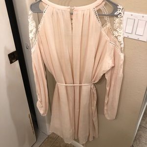 Ruthie Grace Hayden light pink lace dress